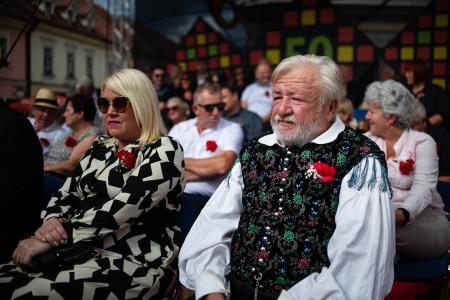 Izjemen obisk zaznamoval 50. Dneve narodnih noš in oblačilne dediščine v Kamniku (Blaž T. Muc)  (39)
